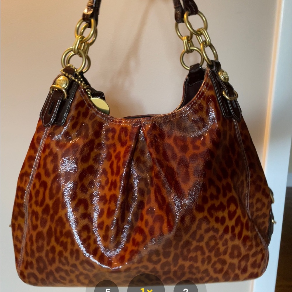 Coach
Maggie Mia Ocelot Brown/Leopard Patent
Leather